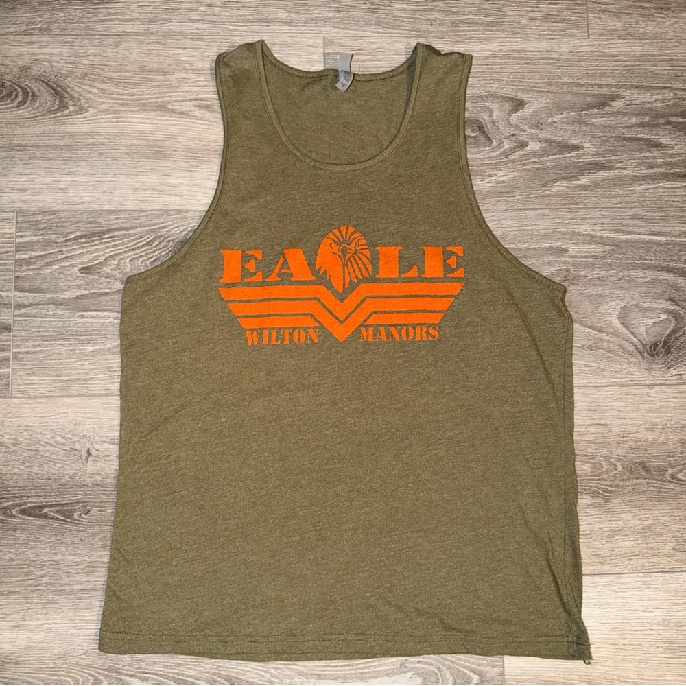 Eagle Wilton Manors Olive Green Tank Top